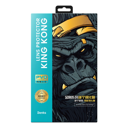 iPhone 14 Pro Uyumlu Benks King Kong PVD Kamera Lens Koruyucu