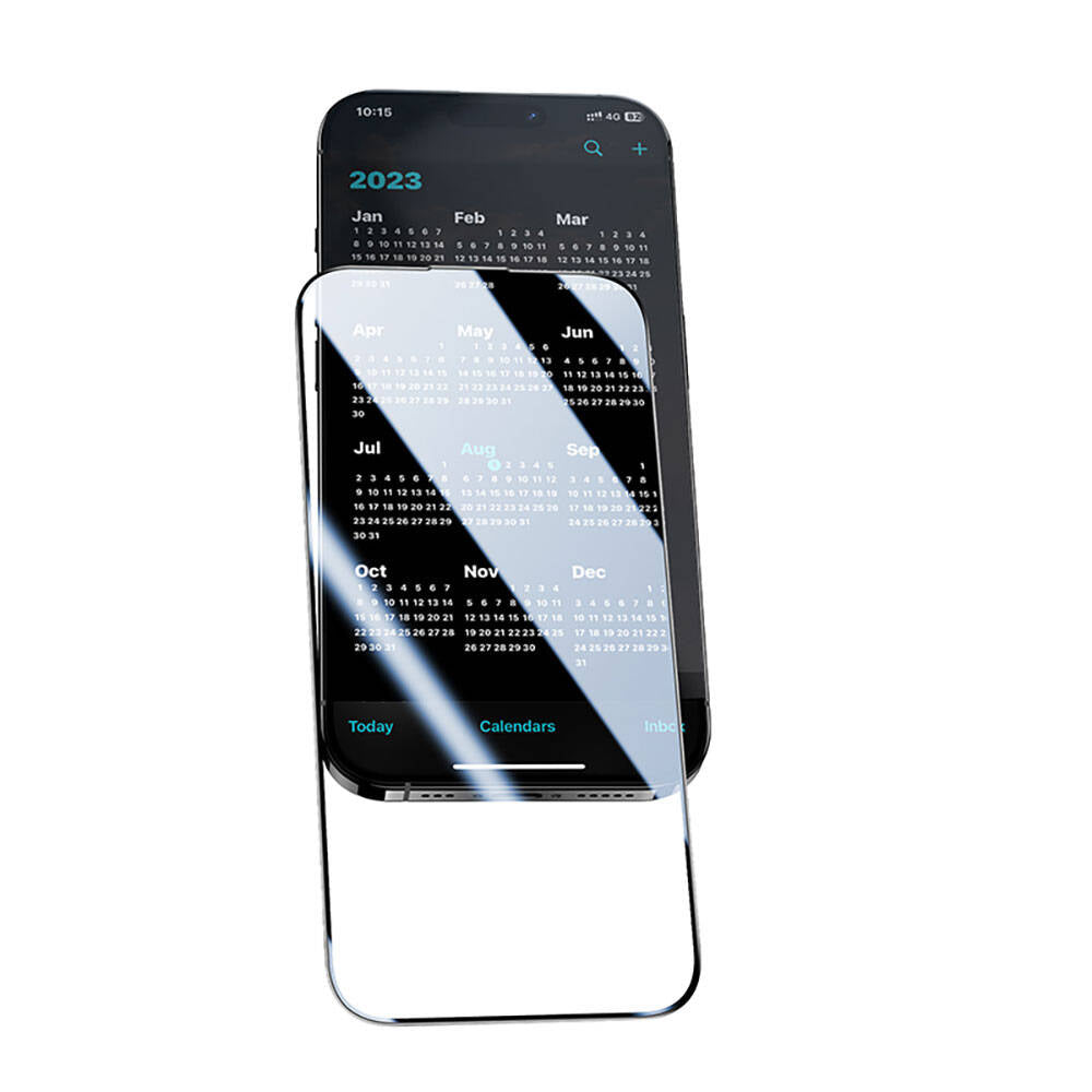Benks iPhone 14 Pro Max Uyumlu V Pro Ultra Shield Privacy 0.3mm Hayalet Ekran Koruyucu + Kolay Uygulama Aparatlı