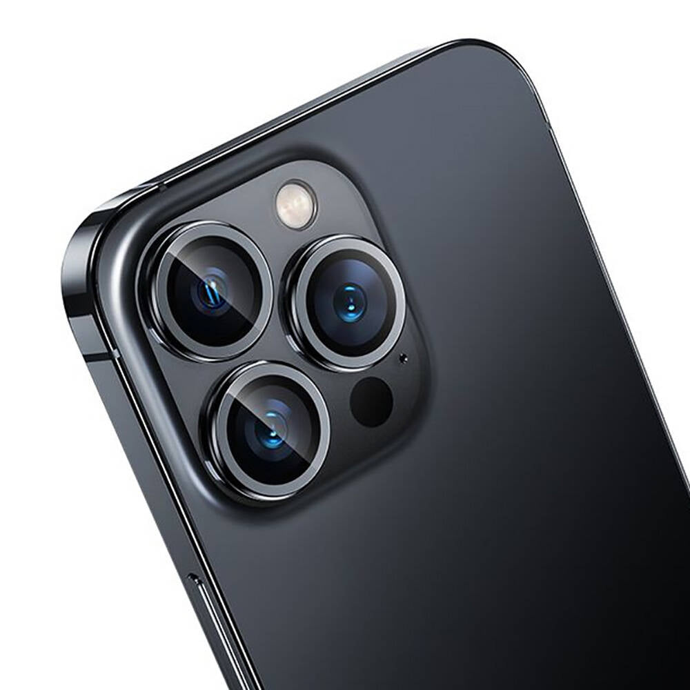 Benks DR Safir iPhone 16 Pro Max Uyumlu Orijinal Lisanslı Kamera Lens Koruyucu