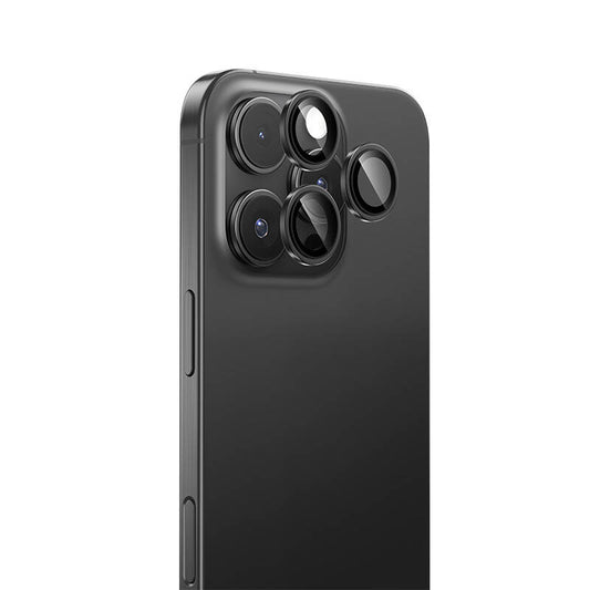 Benks Glass Warrior iPhone 16 Uyumlu Orijinal Lisanslı Parlama Önleyici Metal Kamera Lens Koruyucu