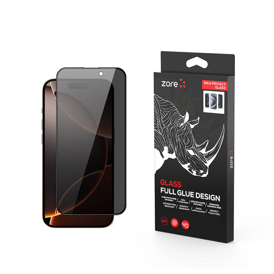 Zore Rika Premium iPhone 11 Uyumlu Privacy Temperli Cam Hayalet Ekran Koruyucu